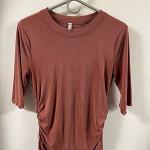 Free People Rose-Colored Blouse Size Small